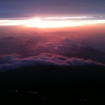 富士山からのご来光